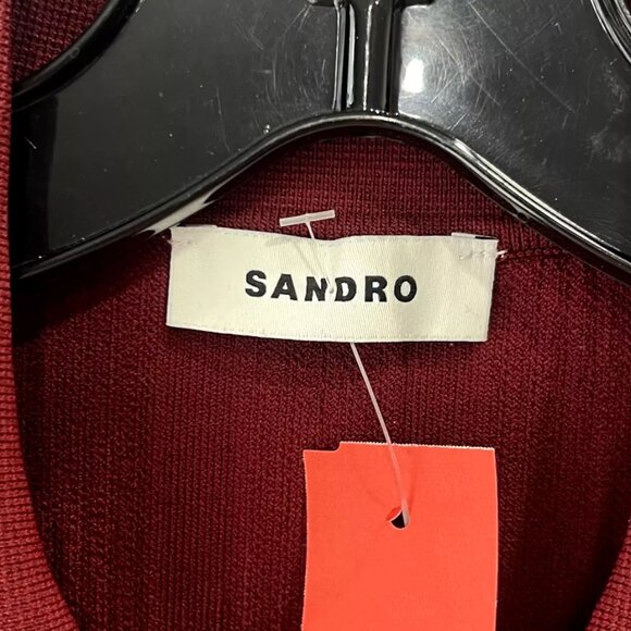 Sandro Burgundy Mini Dress - Picture 13 of 16